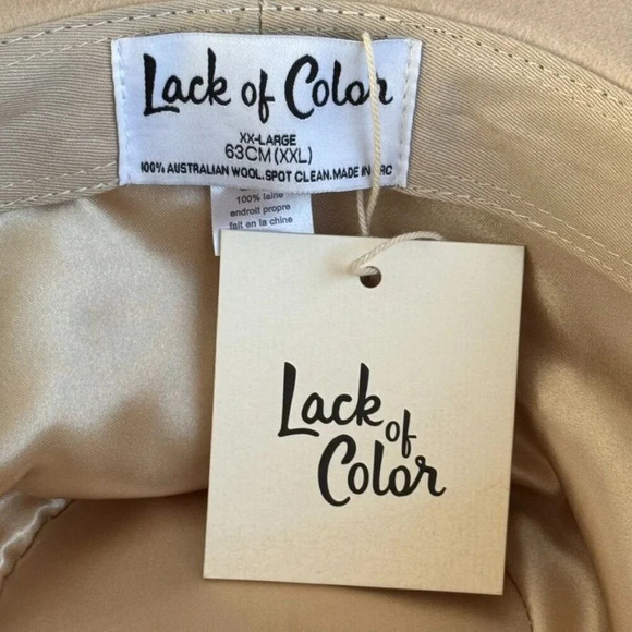 Lack Of Color Cream Wide-Brim Hat - Picture 9 of 12